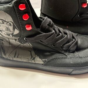 New Gap New Star Wars Black High-Top Sneakers (Without Box) boys size 3 .